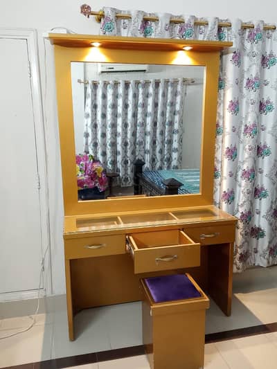 golden vanity with built in light