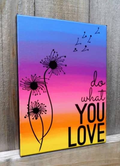 customise wall decor painting 