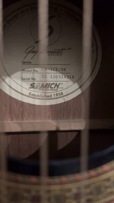 Greg burrnet USA imported Semi Classical guitar