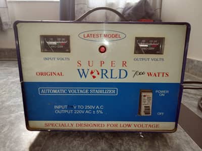 7000 WATTS and 4000 WATTS 2 Low Voltage Stabilizer Pure Copper