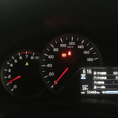 Toyota Vitz multi media meter