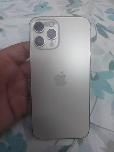 12 Pro max PTA Approved 128GB golden