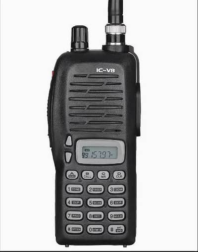 Icom V8 VHF Heavy Duty Japani Walkie Talkie, Power Battery long range