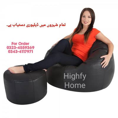 Bean Bags in all types gaming chair sofa set sofa cum bed Leather bag