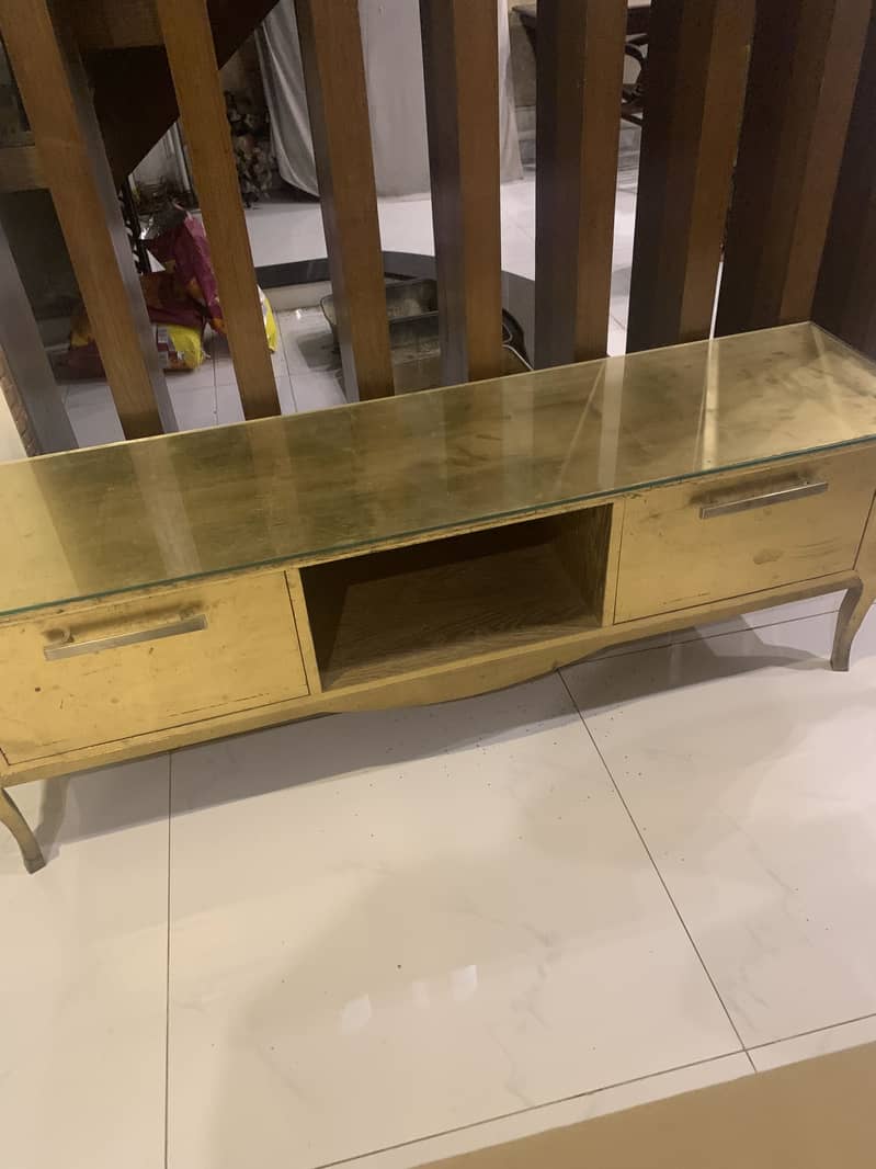 Console tv table 0