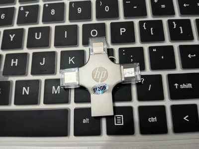 512GB HP Flash Drive (iPhone, Android, Type-C USB) High Speed