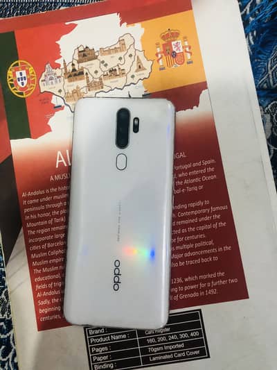 Oppo A5 2020/ Pta Approved/Conditinon 10-7/4-128GB/Panel Chnge & crack