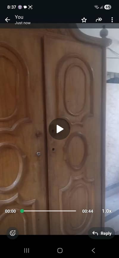 almari big size 2 door lock