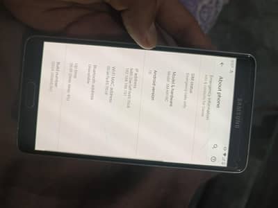 Samsung Galaxy note 4 android 10 updated 3/32