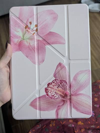 Tab s9 fe case in pink