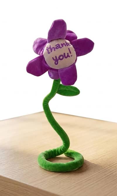 flexible big size thank you flower