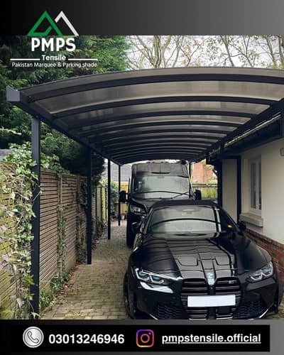 Car Parking shade/ Tensile car porch / Folding shade / Gazebo shade