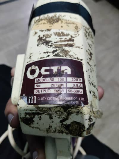 OCTA ELECTRIC  ROTARY FABRIC CUTTIER  HIGH SPEED
