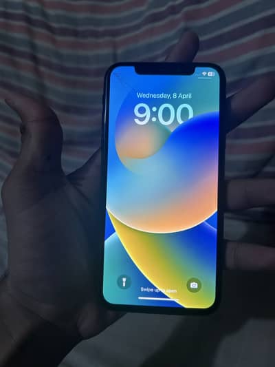 I phone x non PTA penal change ha battery service pr ha urgent sale