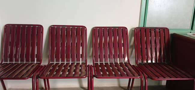 Metal Plastic Chair for Sale – Strong & Durable – Good Condition