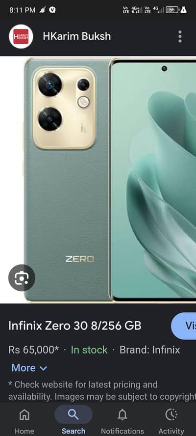 infinix zero 30 good condition