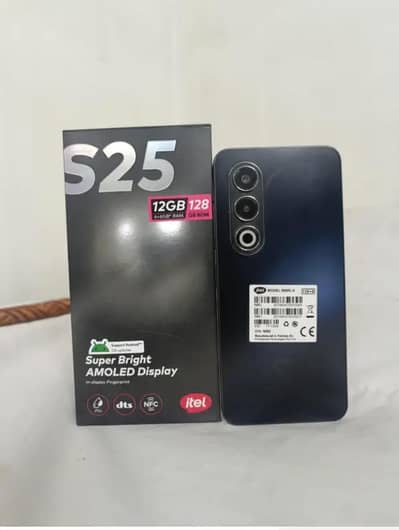 itel S25 Official PTA 12/128GB 1 Month Use Complete Box