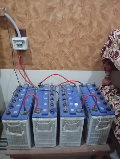 4 Units Osaka Pro-1800 Tall Tubular Batteries (185Ah)