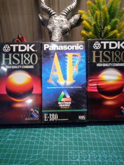 3 pcs Vhs Casseette For Vcr