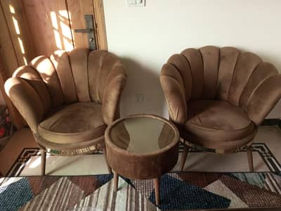 Coffee Chair Set with Table