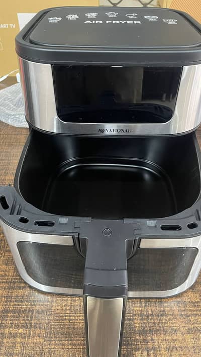 AIR FRYER 6 LITER WITH VIEW WINDOW TOUCH PANEL BRAND WARRANTY