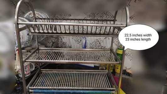 Steel cutlery stand 3 tier 10/10 condition