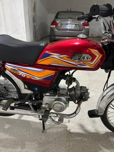 speed 70 bike 2025 model unregistered bike neat clean