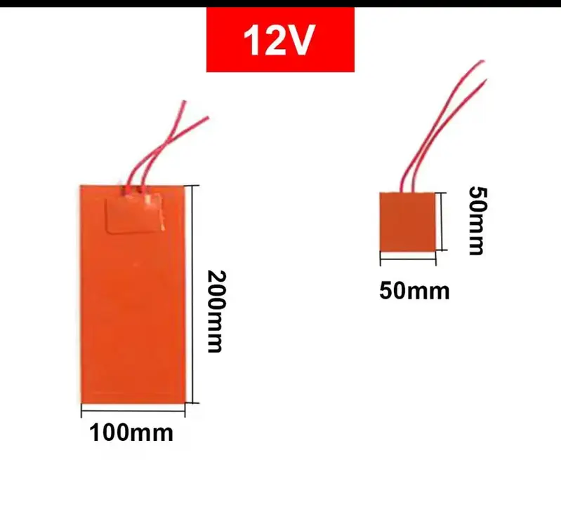 12V 220V Silicone heater Rubber Heating Pad incubator Mat Heater — photo 2