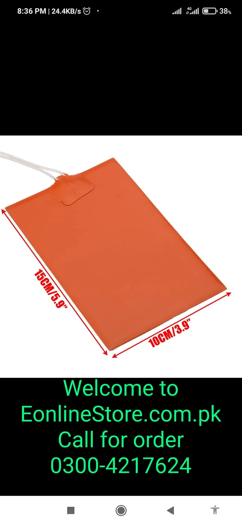 12V 220V Silicone heater Rubber Heating Pad incubator Mat Heater — photo 10
