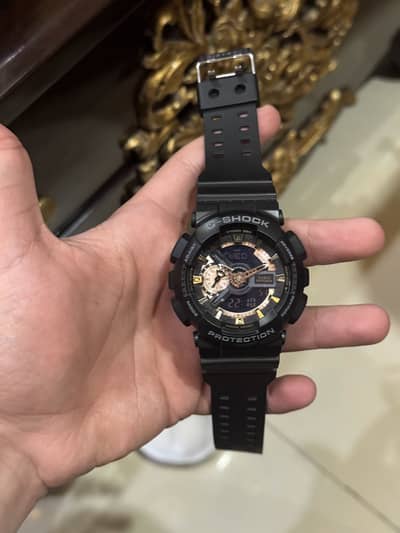 Men's G-Shock GA110HR-1A Black Rubber Quartz Sport Watch