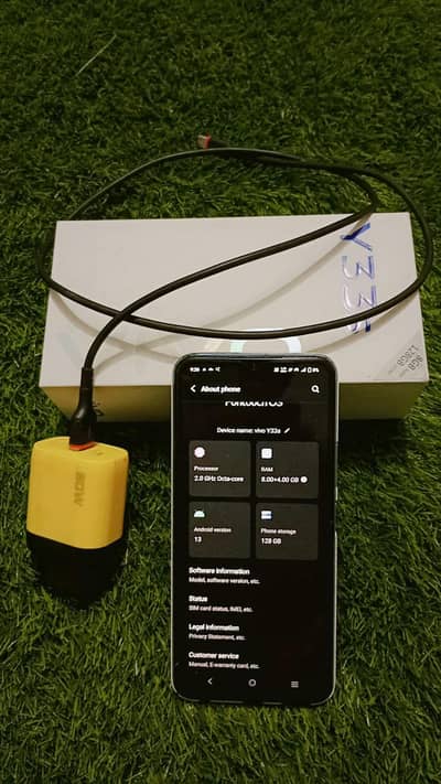 Vivo y33s 8+4GB RAM 128GB storage Full Box PTA Approved