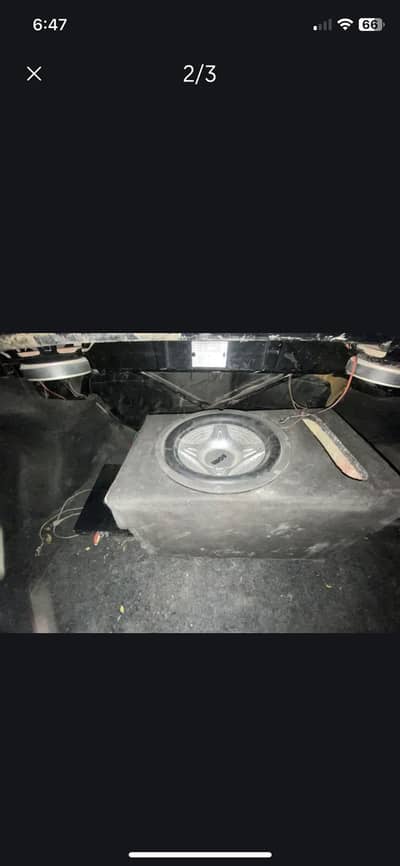 Amplifier and wooker with box urgent sale