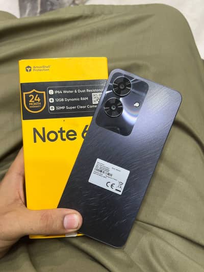 Realme Note 60 4/148gb with complete Saman