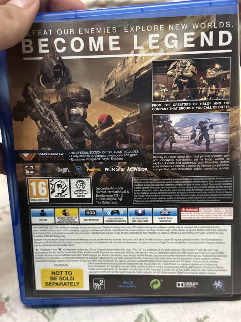 Destiny, one with free kill zone shadow fall - Video Games - 1113076515