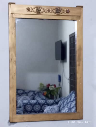 Frame with mirror