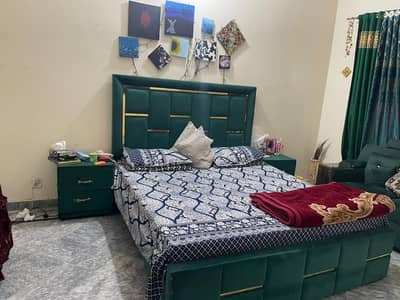 Bed and L shape sofa for sale