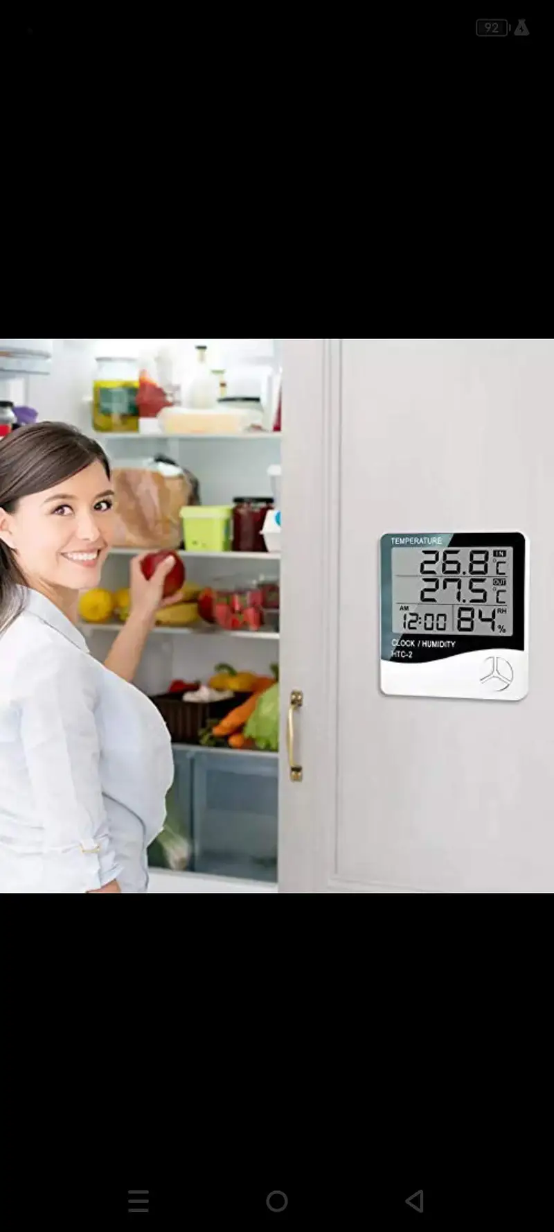 HTC-1/2 Environment Thermometer incubator LCD Temperature Humidity