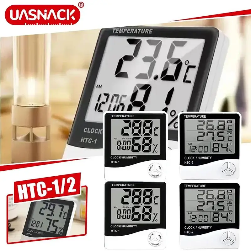 HTC-1/2 Environment Thermometer incubator LCD Temperature Humidity — photo 10