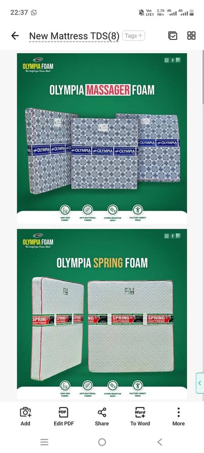 Olympia Foam