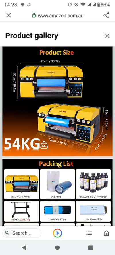 uv dtf printers roll to roll a3 size