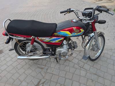 Honda CD 70_2021 34000 Km Driven