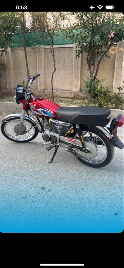 Honda 125 2022 model.  Invoice