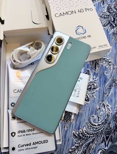 Tecno Camon 40 Pro (Just Box Open)  | 8GB | 256GB