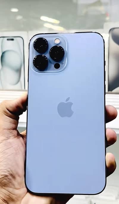 iPhone 13Pro 128GB Sierra Blue Official PTA 93%BH 10/10 with org box