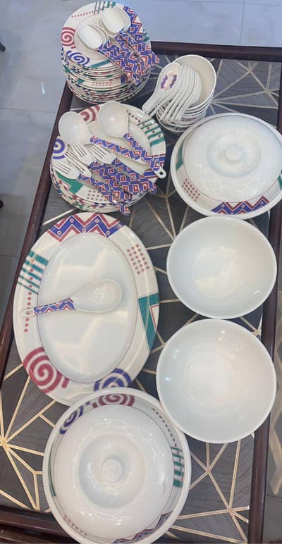 Melamine Crockery set 56 pc