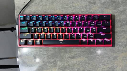Redragon K617 Fizz RGB Mechanical Gaming Keyboard Red Switches Gaming