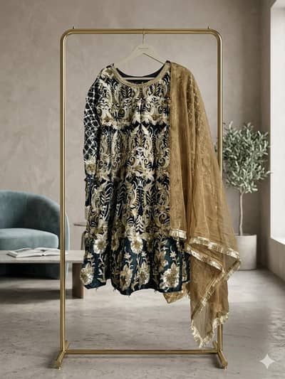 Embroidered dress Fancy wedding dress