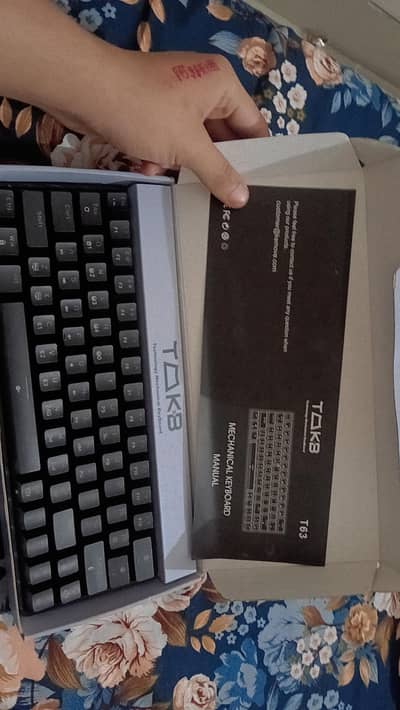 new T63 mechanicall red switches keyboard