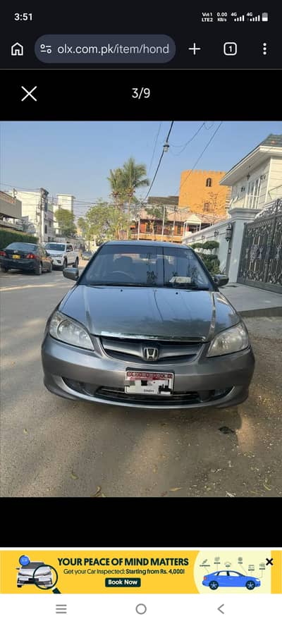 Honda Civic EXi 2005