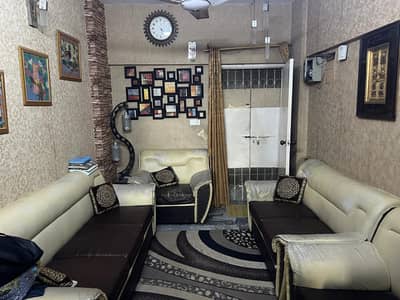 flat for sale  on 2 floor 2bed DD  at main shahra e faisal